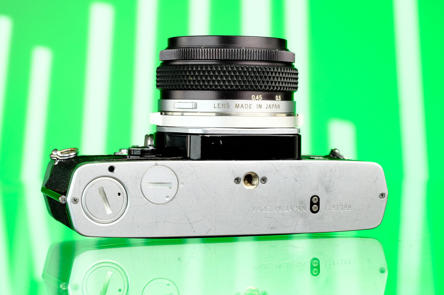 Olympus OM-1 35mm SLR Film Camera + 50mm f/1.8 Lens