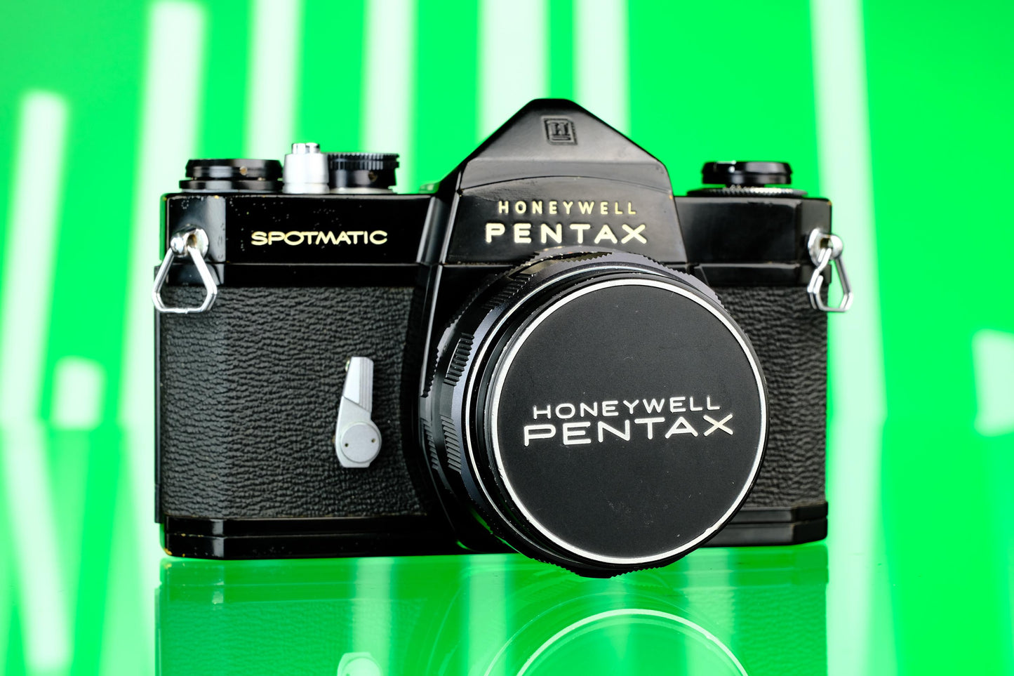 Pentax Spotmatic 35mm SLR FIlm Camera Black + 50mm F/1.4 Super Takumar