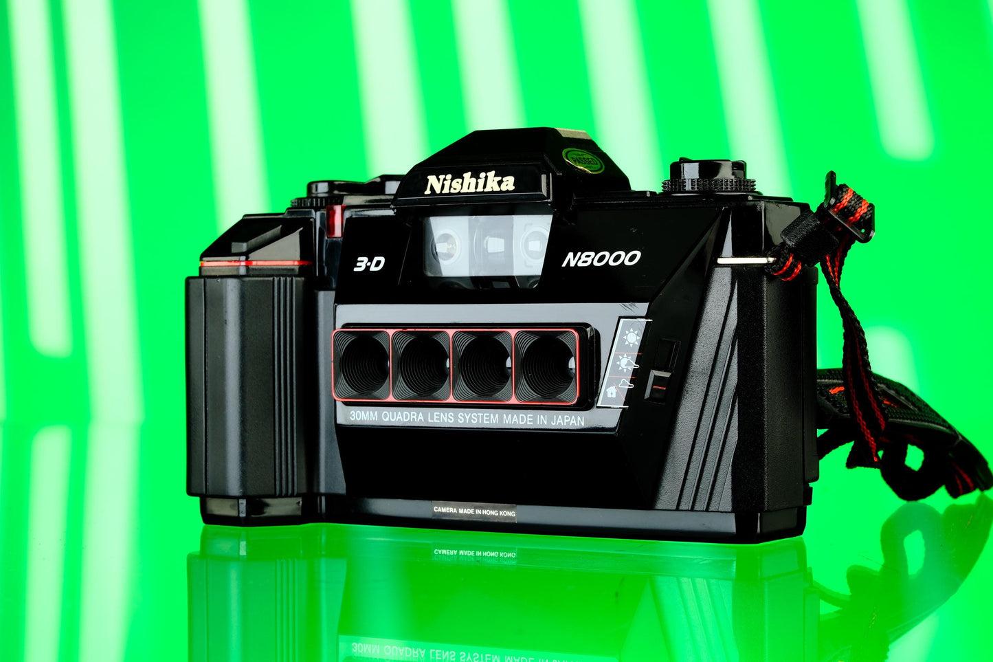Nishika N8000 4 Lens 3D Gif 35mm Film Camera Tested Working!