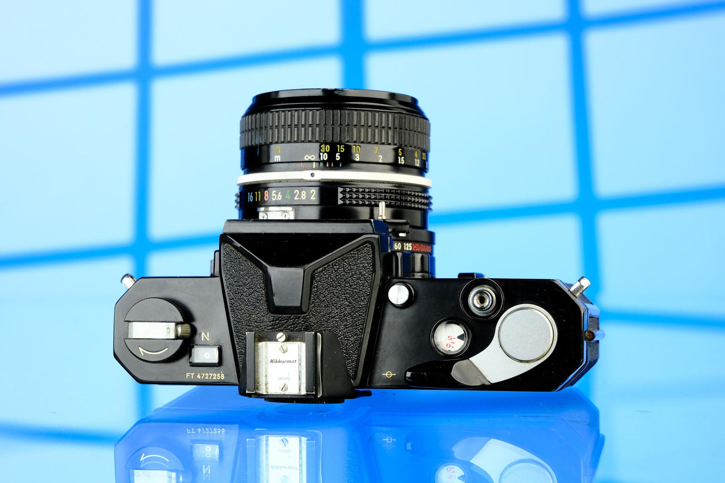 Nikon Nikkormat 35mm SLR Film Camera + Nikon 50mm F/2 Pre AI