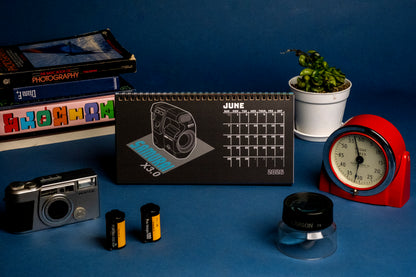 2026 Desk Calendar - A Year In Film Cameras