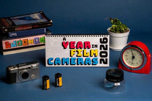 2026 Desk Calendar - A Year In Film Cameras