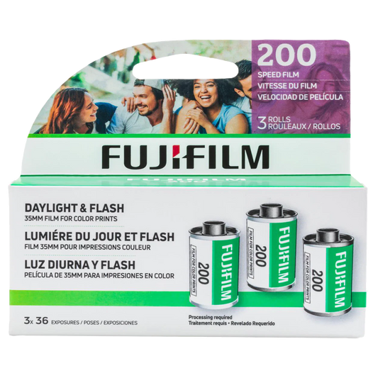 Fujifilm 200 36exp - 35mm Color Negative Film - 3 Pack