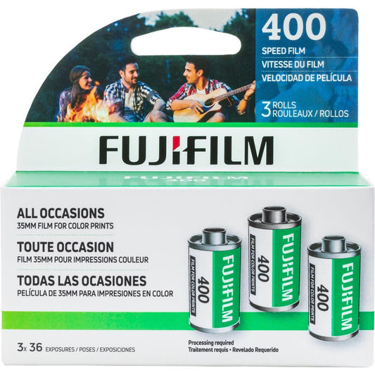 Fujifilm 400 36exp - 35mm Color Negative Film - 3 Pack