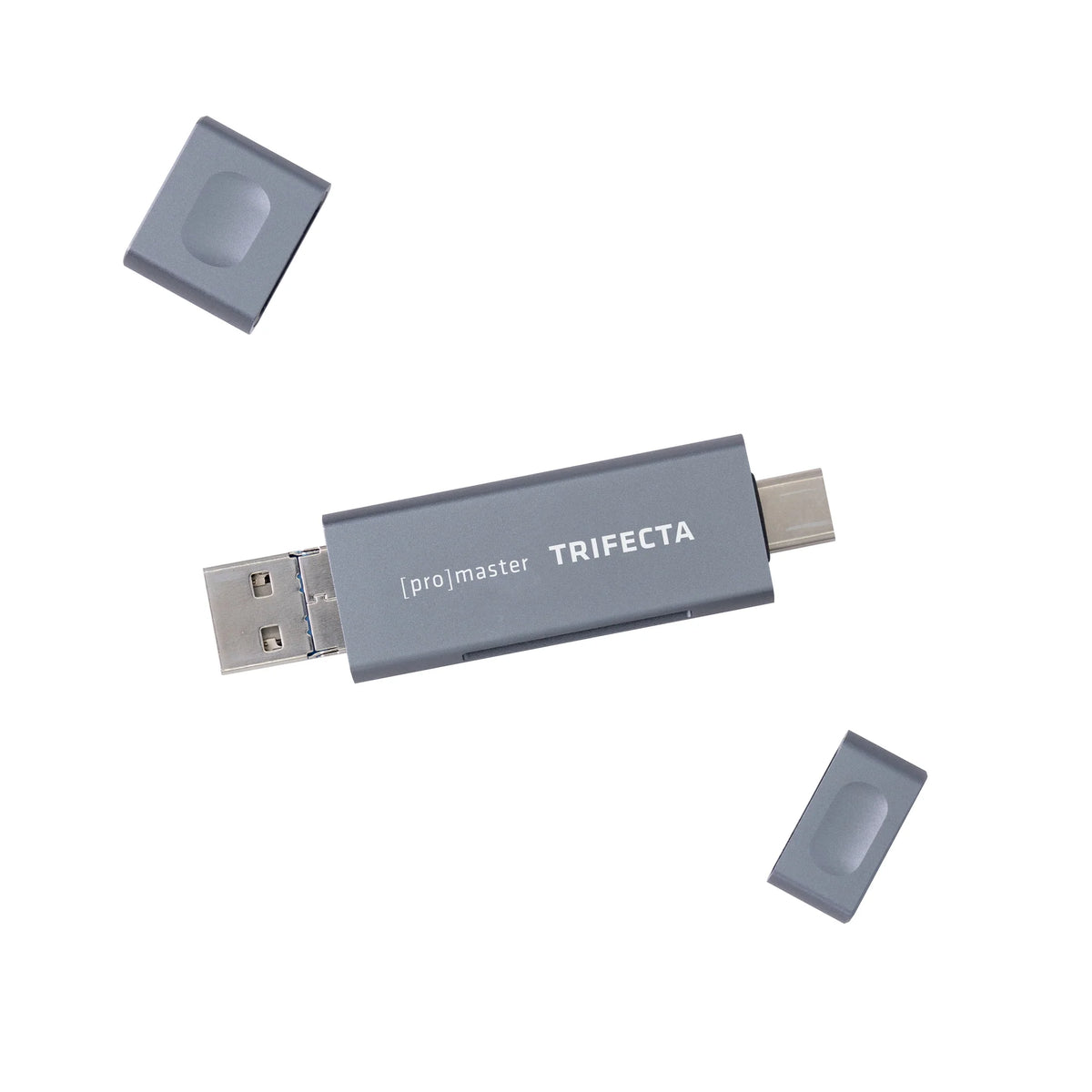 ProMaster Trifecta USB C & USB A UHS-I SD & MicroSD Card Reader