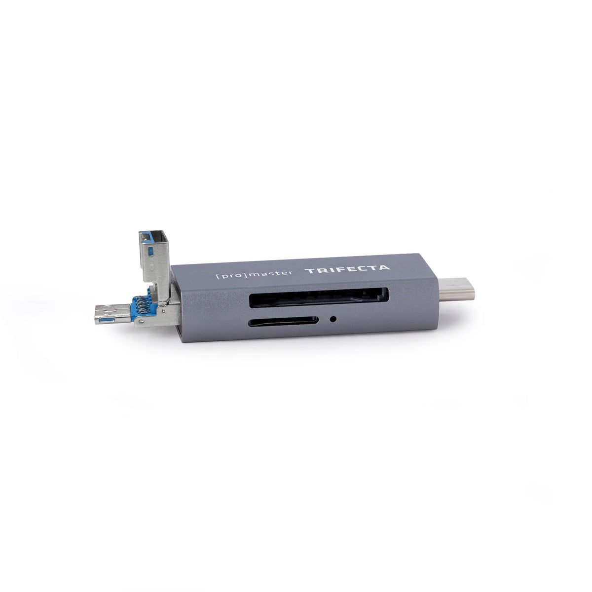 ProMaster Trifecta USB C & USB A UHS-I SD & MicroSD Card Reader