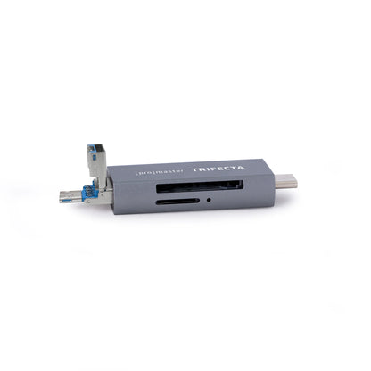 ProMaster Trifecta USB C & USB A UHS-I SD & MicroSD Card Reader