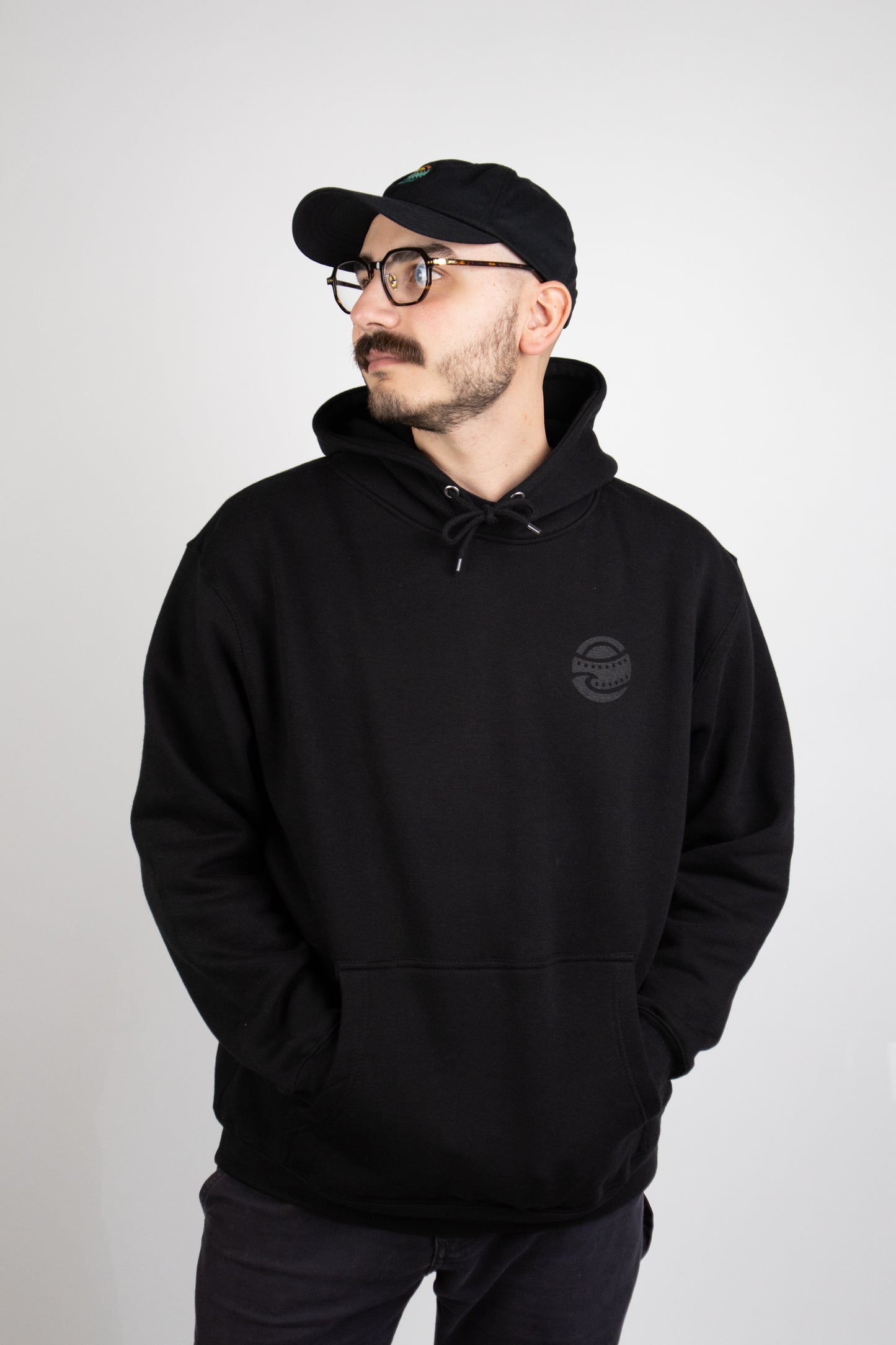 One Stop Shop Hoodie Black On Black