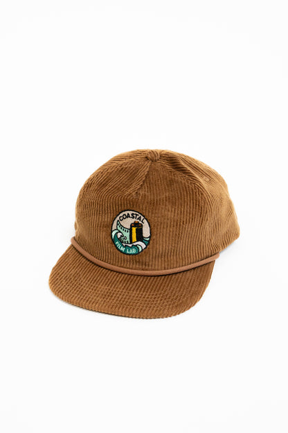 Embroidered Corduroy Hat