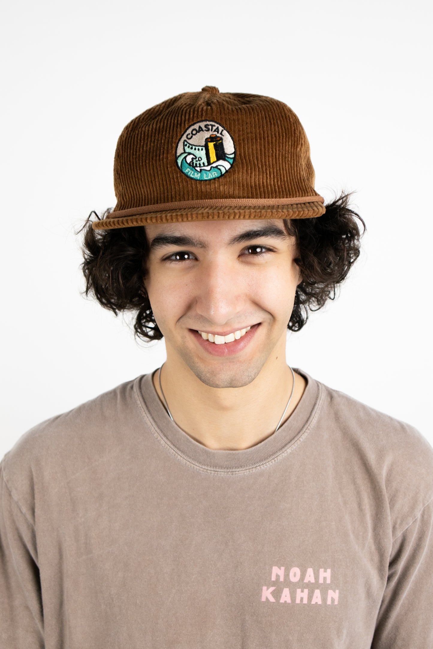 Embroidered Corduroy Hat