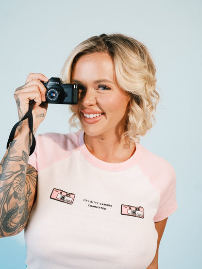 Itty Bitty Camera Committee Baby Tee