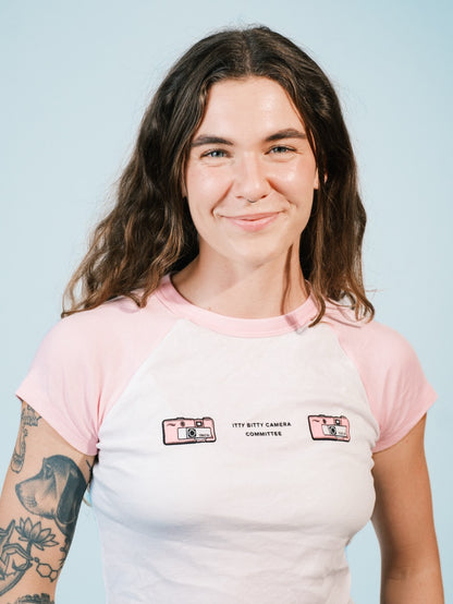 Itty Bitty Camera Committee Baby Tee
