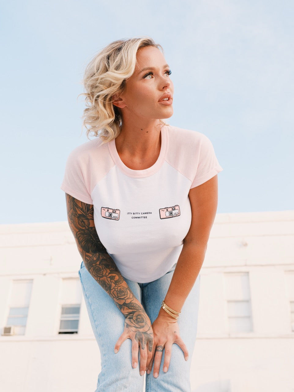 Itty Bitty Camera Committee Baby Tee