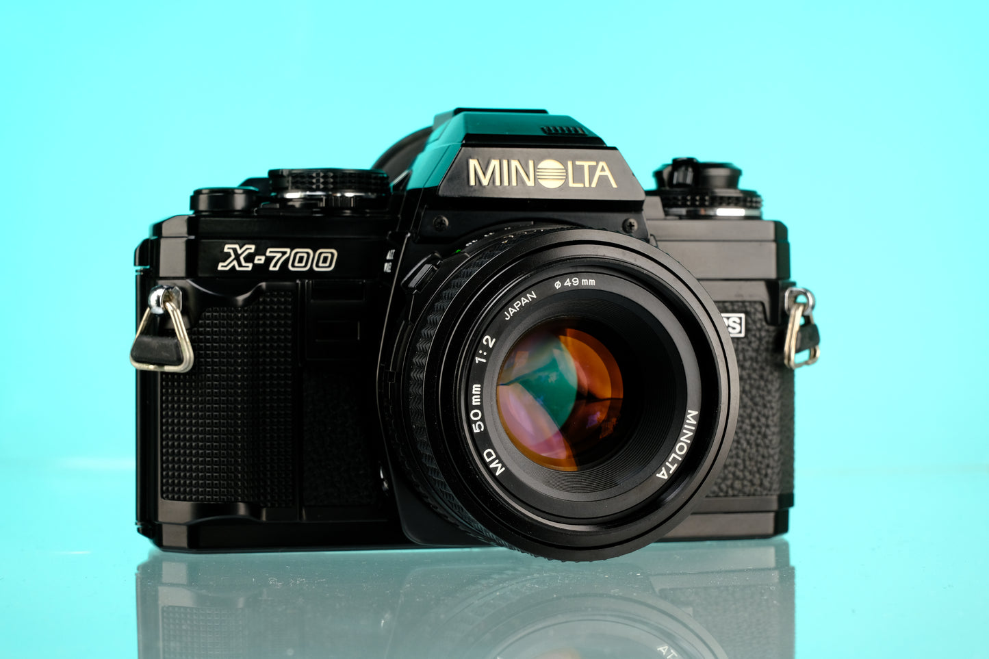 Minolta X-700 35mm SLR Film Camera + 50mm f/2 Lens