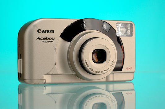 Canon Aceboy Panorama 35mm Point and Shoot Film Camera