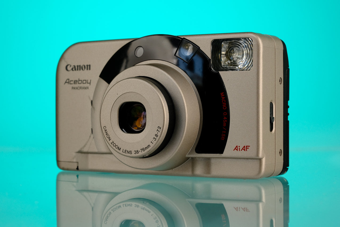 Canon Aceboy Panorama 35mm Point and Shoot Film Camera