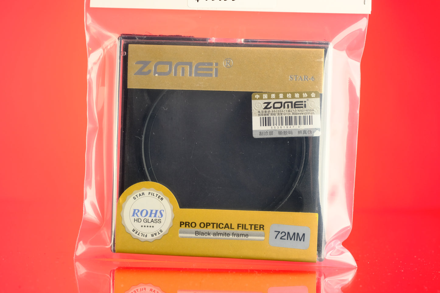 Zomei Star - 6 Point Star Filter Multicoated - 72mm