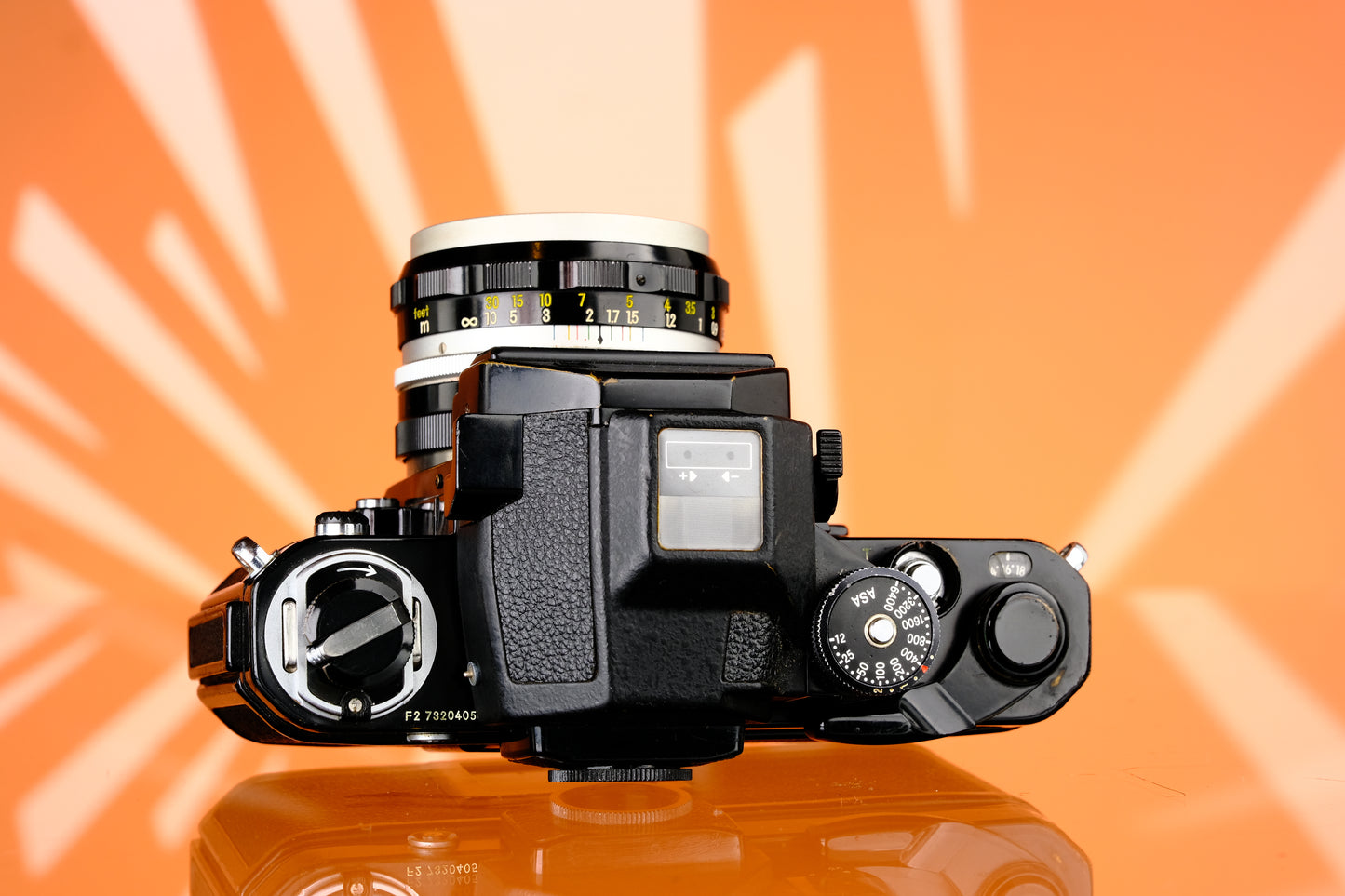 Nikon F2 DP-2 35mm SLR Film Camera + 50mm F/2 Non-Ai Lens