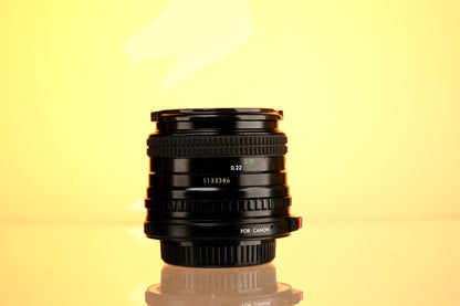 Quantaray 28mm f/2.8 Canon FD Mount Lens