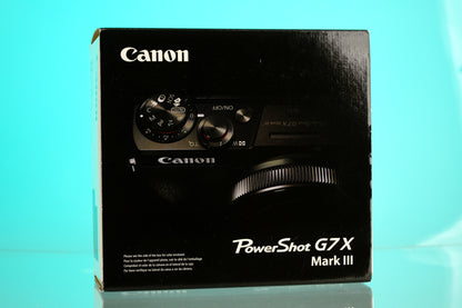 Canon Powershot G7X Mark III New in Box