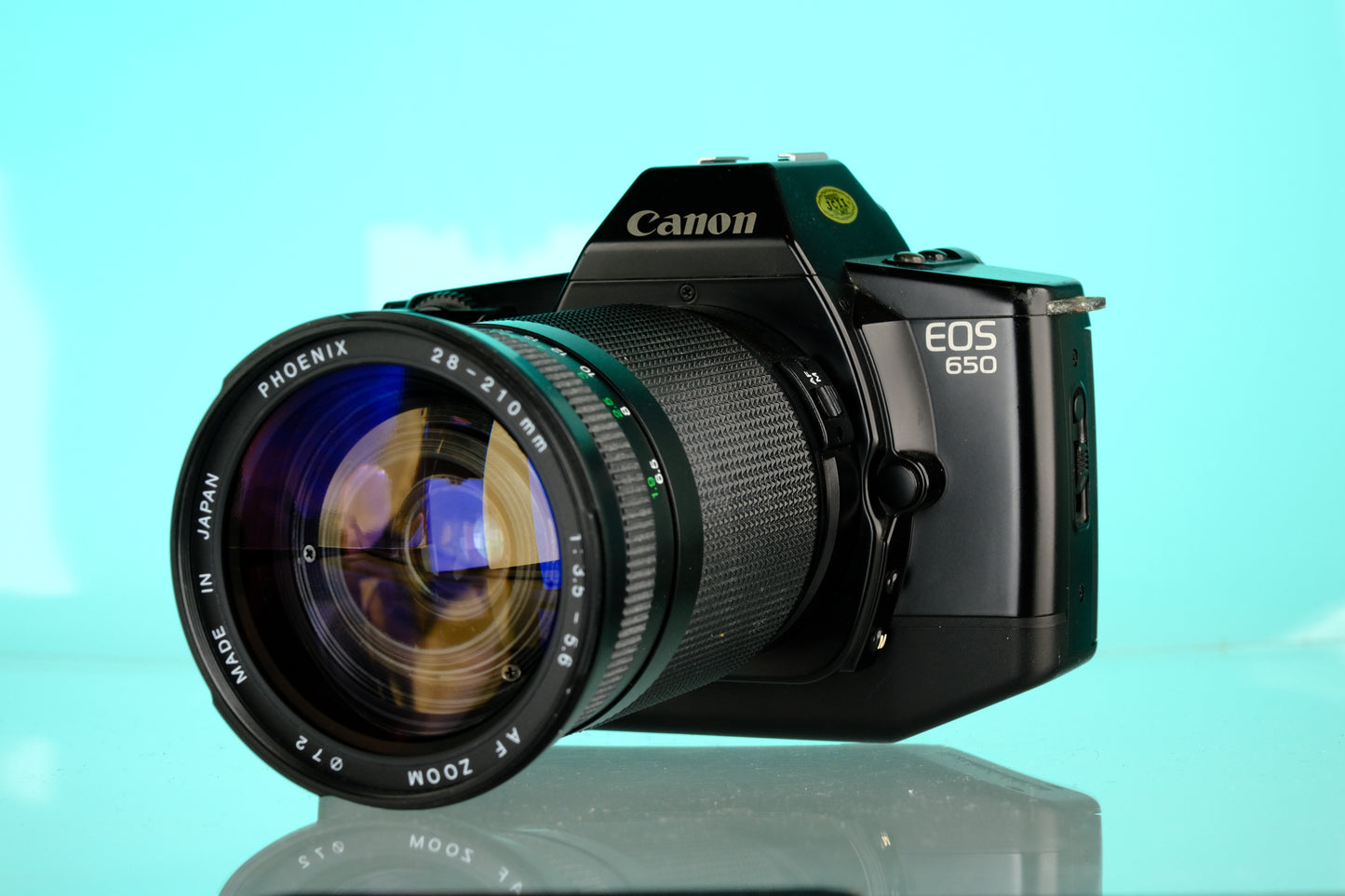 Canon EOS 650 35mm SLR Film Camera + Phoenix 28-210mm f/3.5-5.6 AF Zoom Lens