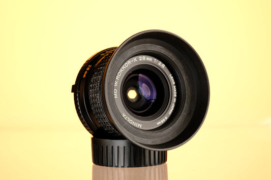 Minolta 28mm f/2.8 Rokkor X MD Lens