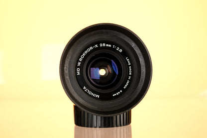 Minolta 28mm f/2.8 Rokkor X MD Lens