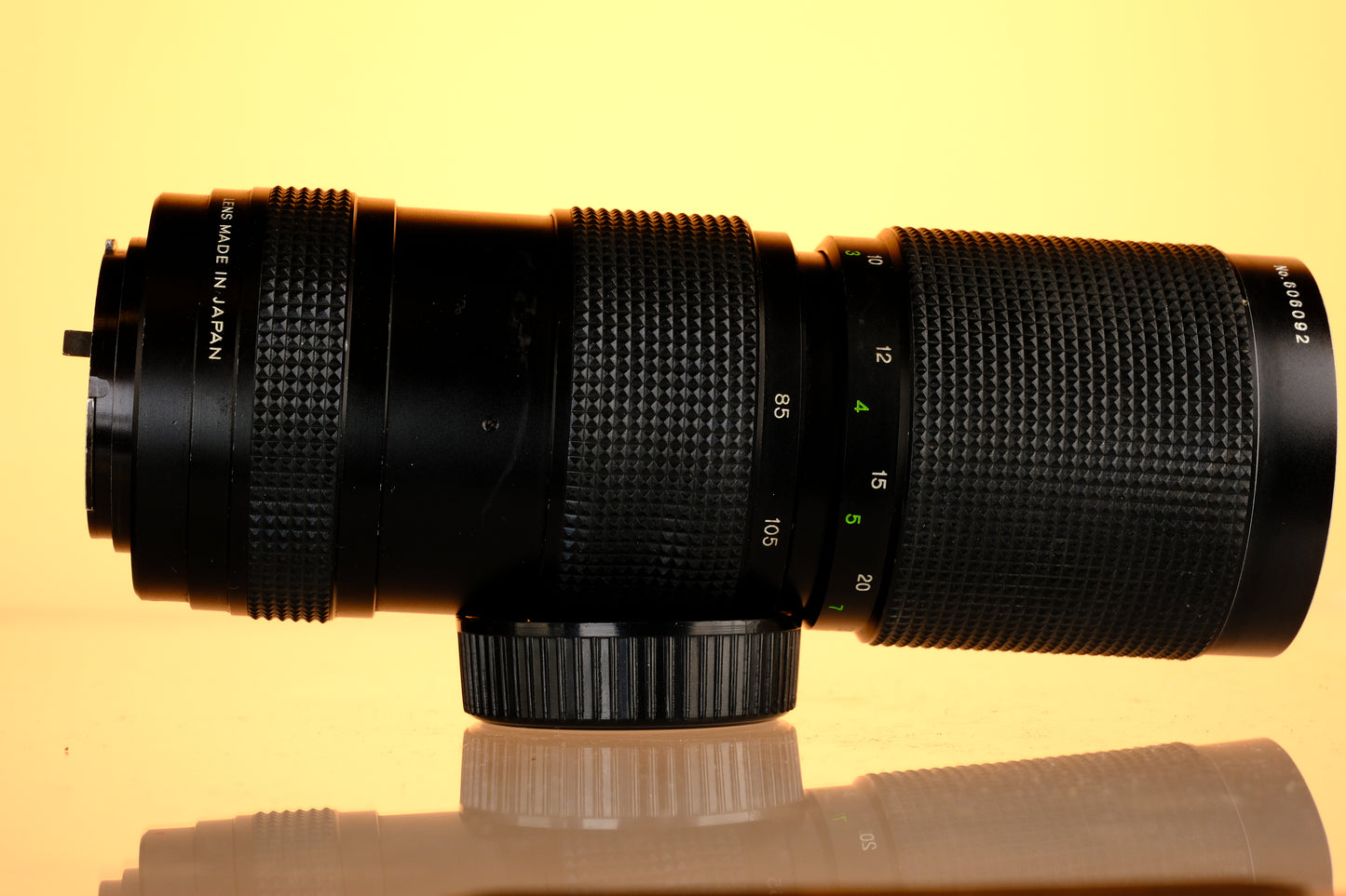Sun 85-210mm f/4.5 Minolta MD Lens
