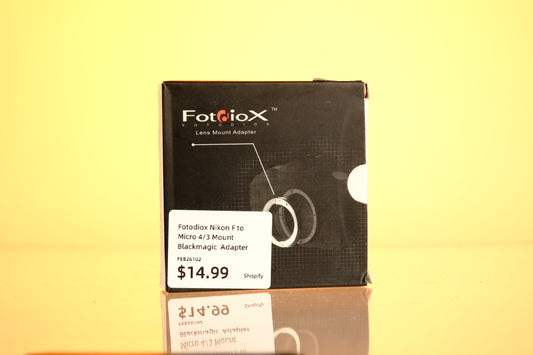 Fotodiox Nikon F to Micro 4/3 Mount Blackmagic Adapter