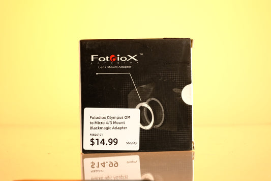 Fotodiox Olympus OM to Micro 4/3 Mount Blackmagic Adapter