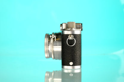 Leica Leitz iiiF 35mm Rangefinder + Summitar 5cm f/2.0 Lens