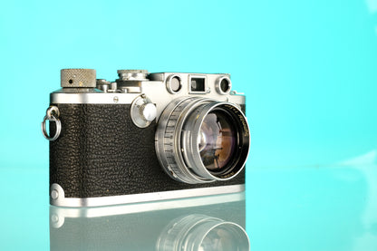 Leica Leitz iiiF 35mm Rangefinder + Summitar 5cm f/2.0 Lens