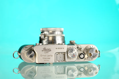 Leica Leitz iiiF 35mm Rangefinder + Summitar 5cm f/2.0 Lens