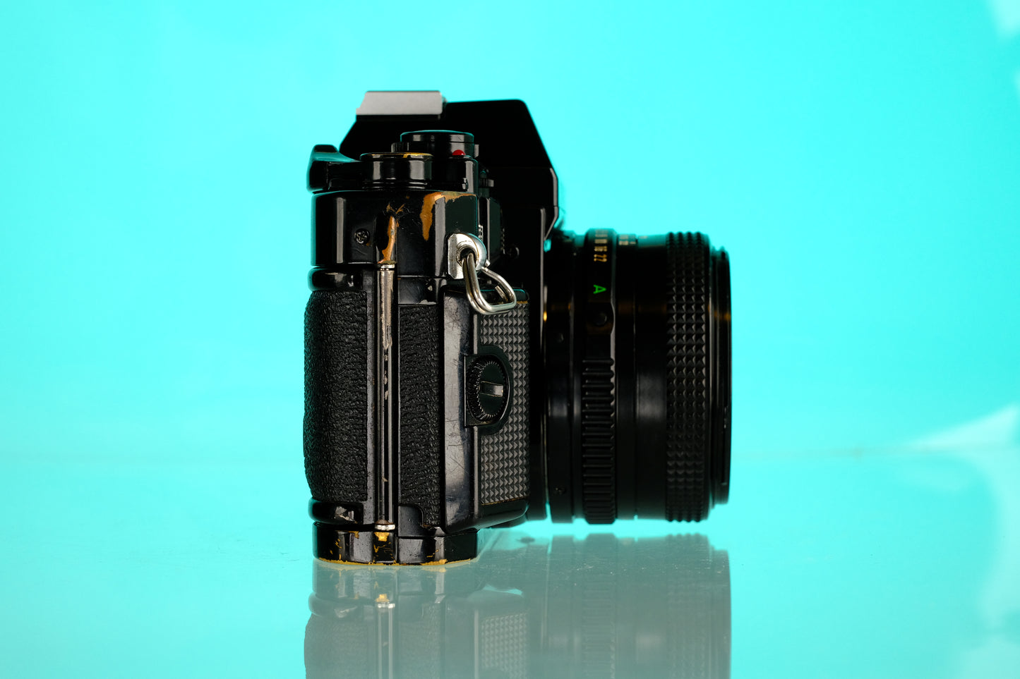 Canon A-1 35mm SLR Film Camera + 50mm f/1.8 Lens