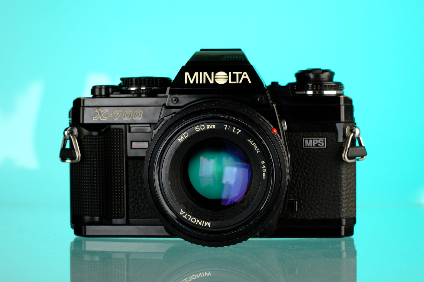 Minolta X-700 35mm SLR Film Camera + 50mm f/1.7
