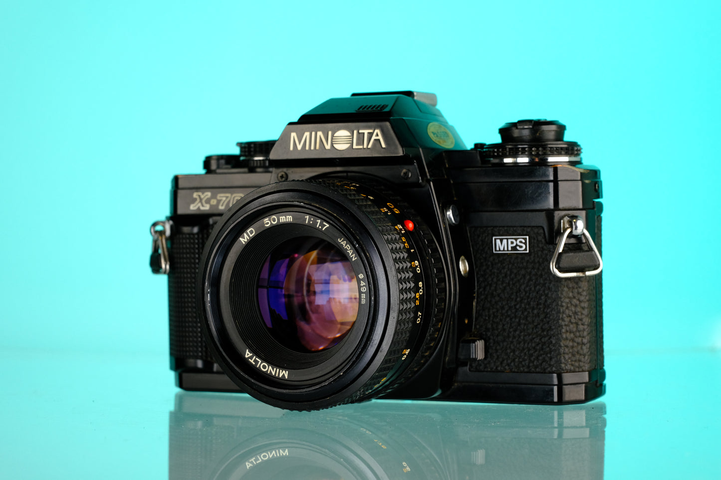 Minolta X-700 35mm SLR Film Camera + 50mm f/1.7