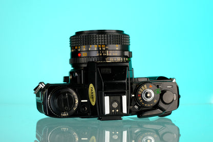 Minolta X-700 35mm SLR Film Camera + 50mm f/1.7