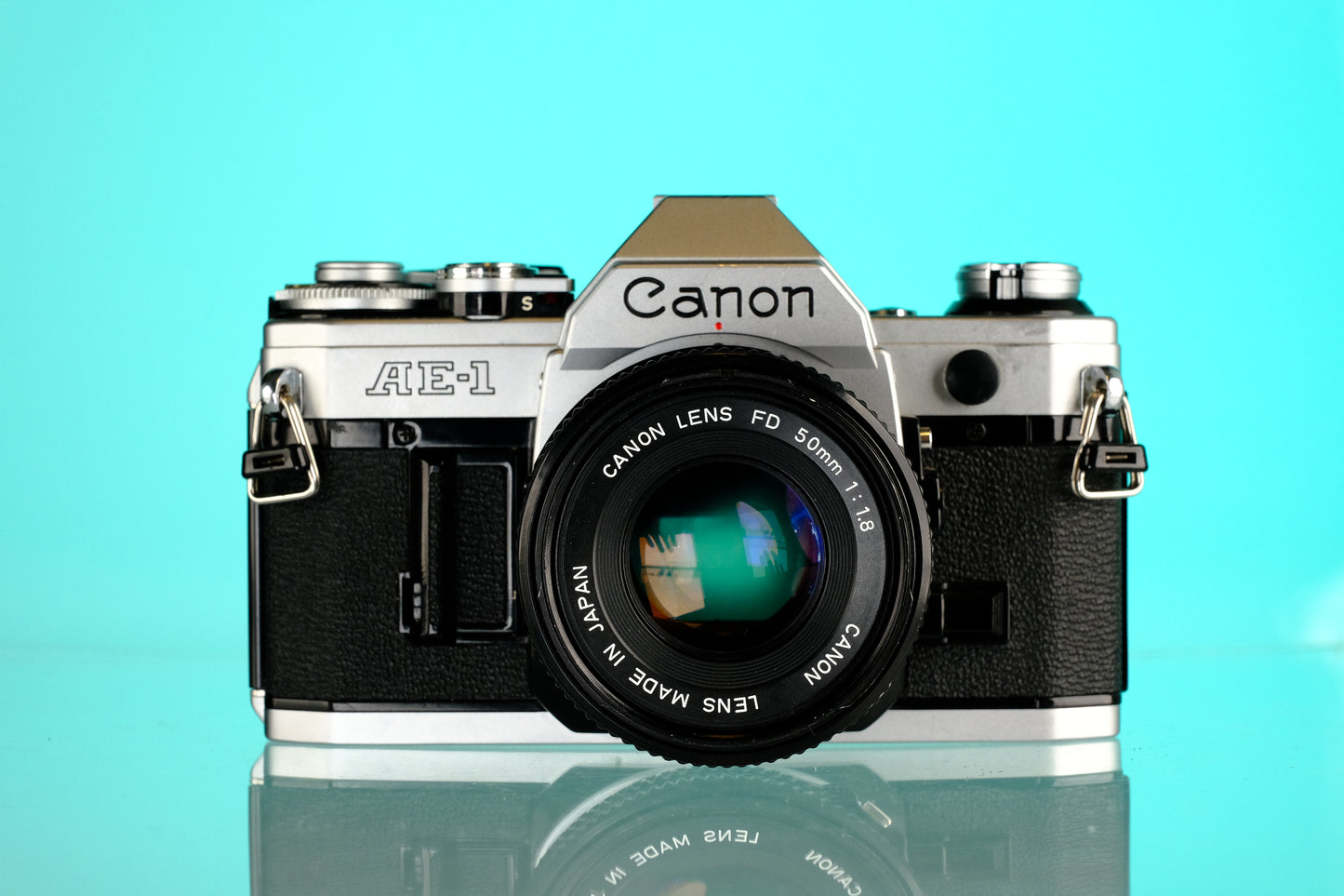 Canon AE-1 35mm SLR Film Camera + 50mm f/1.8 Lens