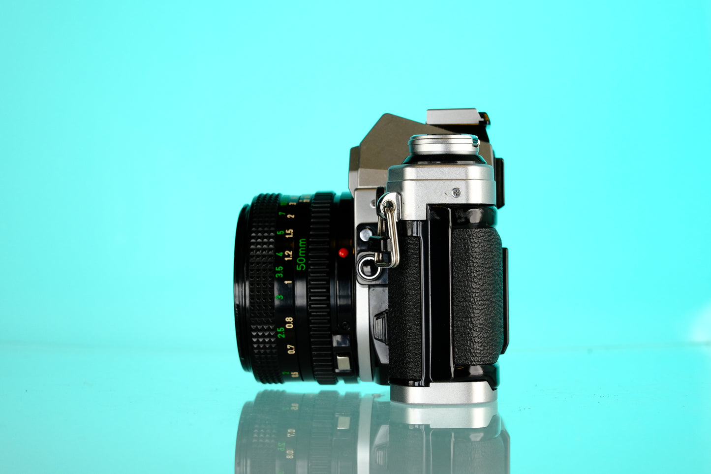 Canon AE-1 35mm SLR Film Camera + 50mm f/1.8 Lens