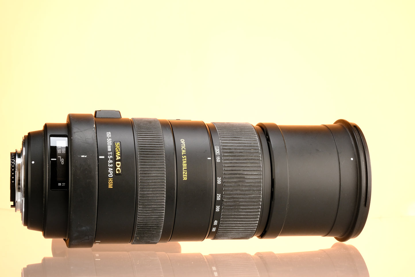 Sigma DG 150-500mm f/5-6.3 APO HSM Lens Nikon F Mount