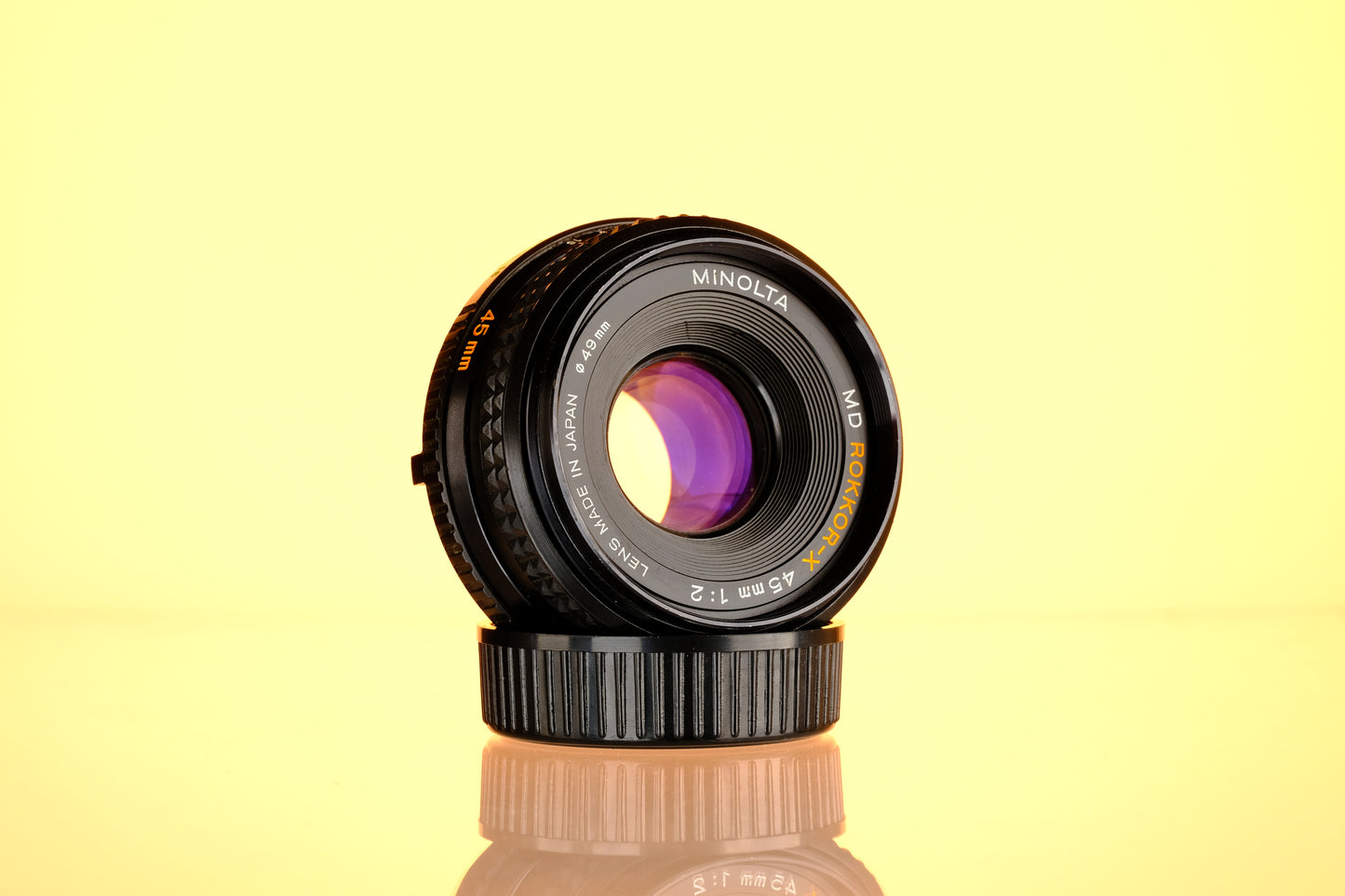 Minolta 45mm f/2 MD Lens