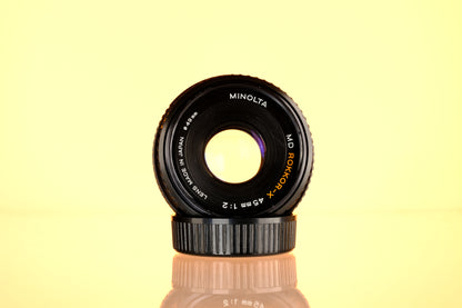 Minolta 45mm f/2 MD Lens