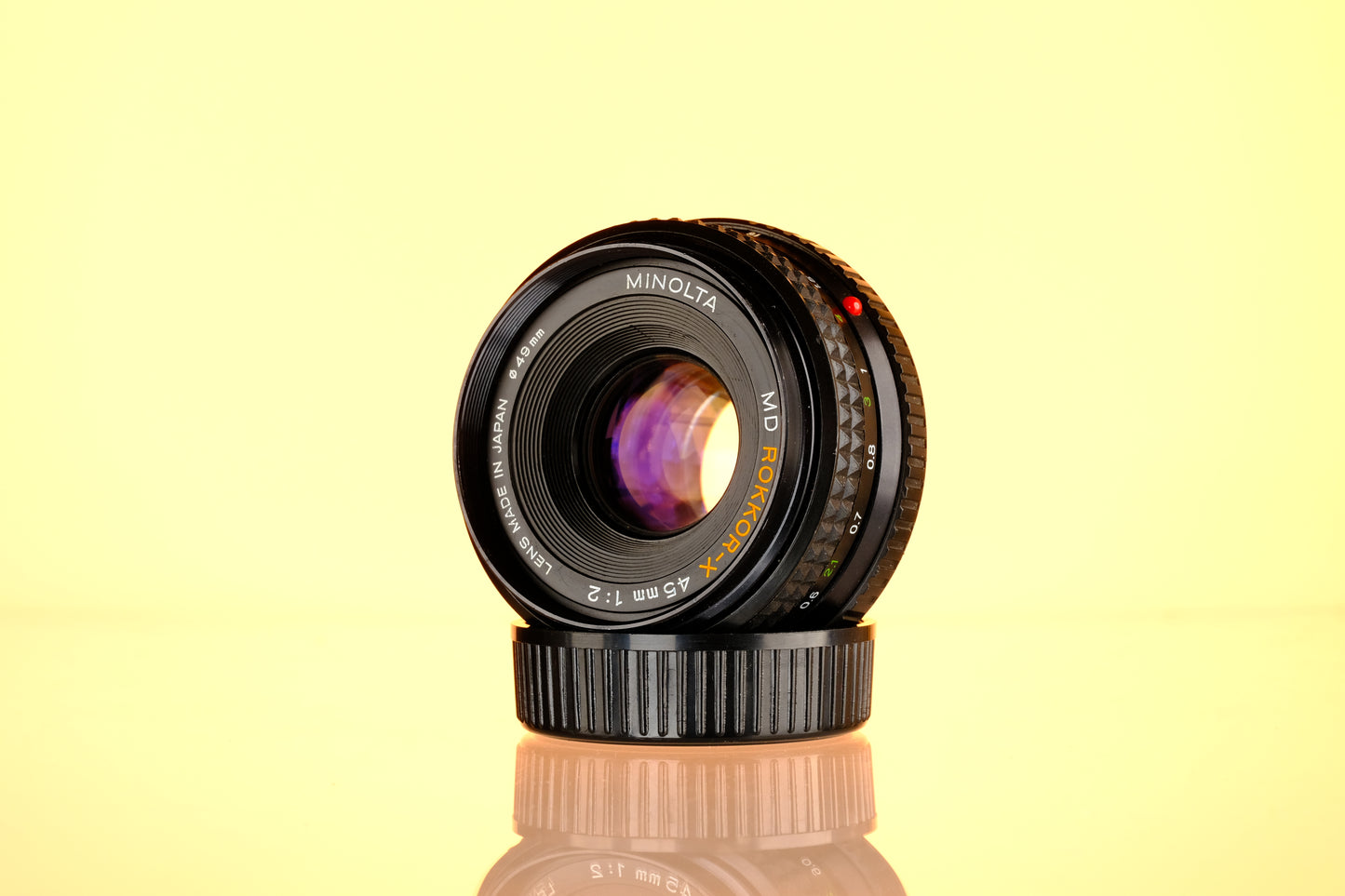 Minolta 45mm f/2 MD Lens