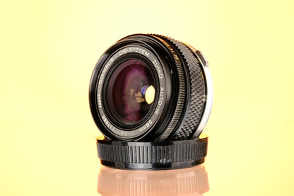 Olympus Auto-W 28mm F/2.8 OM-Mount Lens