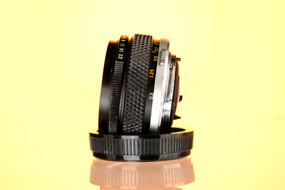 Olympus Auto-W 28mm F/2.8 OM-Mount Lens