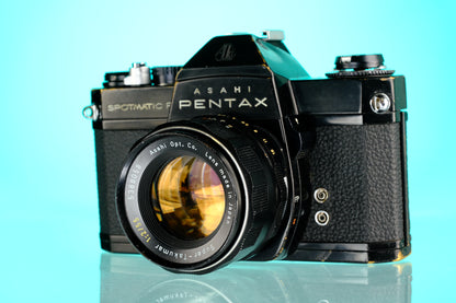Pentax Spotmatic SPF 35mm SLR Film Camera + 55mm f/2 Super Takumar Lens
