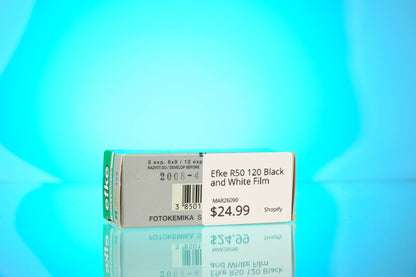 Efke R50 120 Black and White Negative Film - Expired