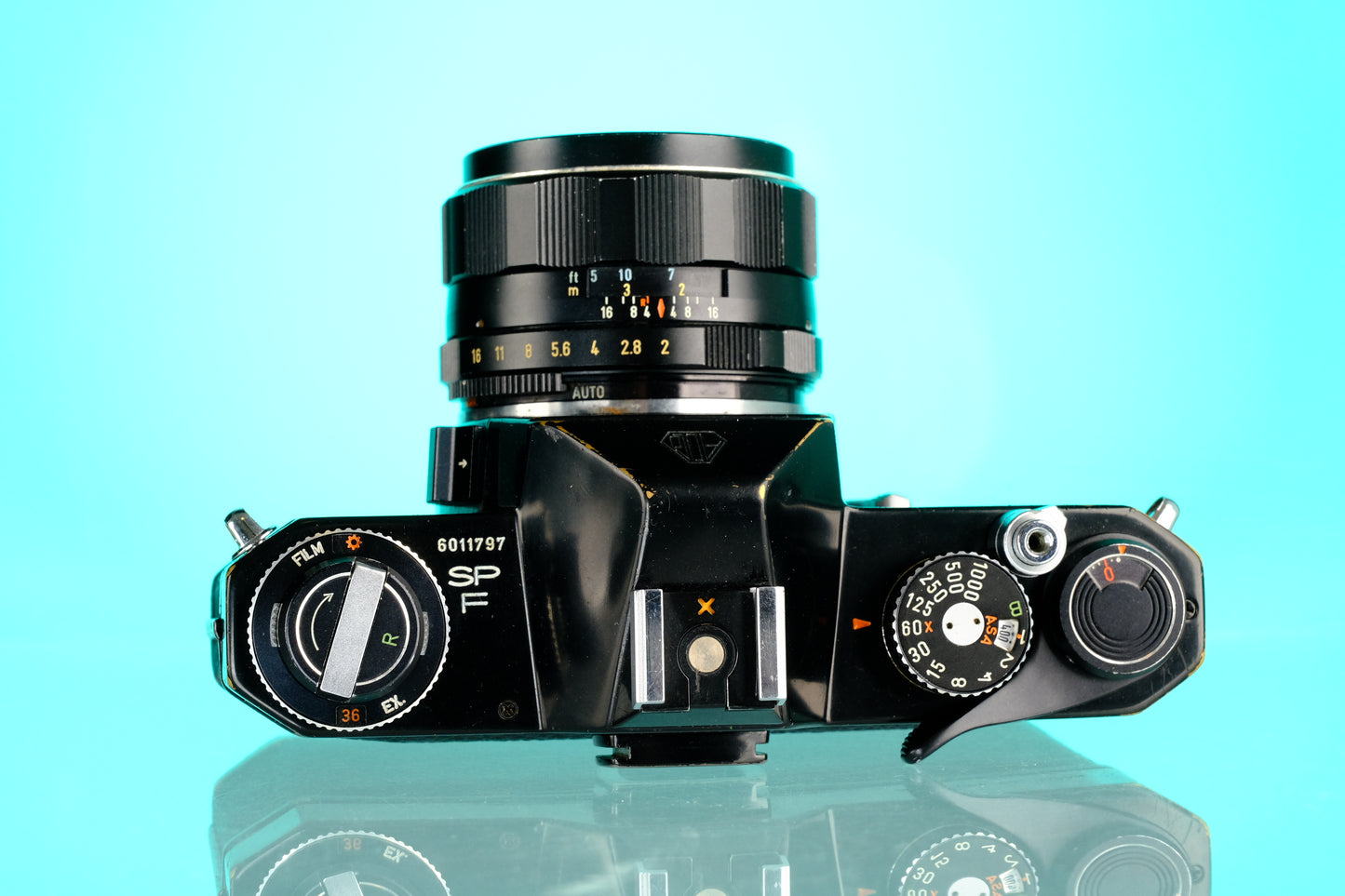Pentax Spotmatic SPF 35mm SLR Film Camera + 55mm f/2 Super Takumar Lens