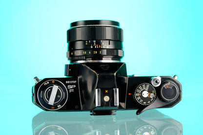 Pentax Spotmatic SPF 35mm SLR Film Camera + 55mm f/2 Super Takumar Lens