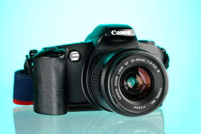 Canon Rebel G 35mm SLR Film Camera + 35-80mm f/4-5.6 EF Lens